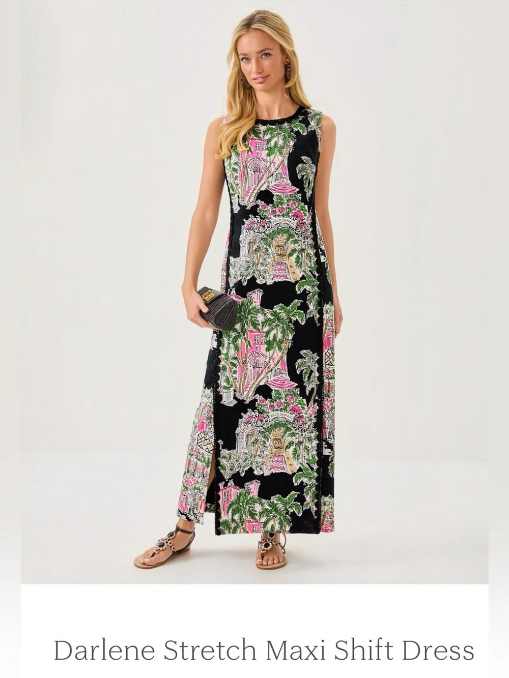Lilly Pulitzer Darlene stretch Maxi shirt Dress - NWT - Picture 1 of 9